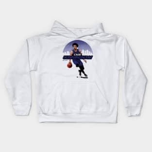 Cade Cunningham Detroit Skyline Kids Hoodie